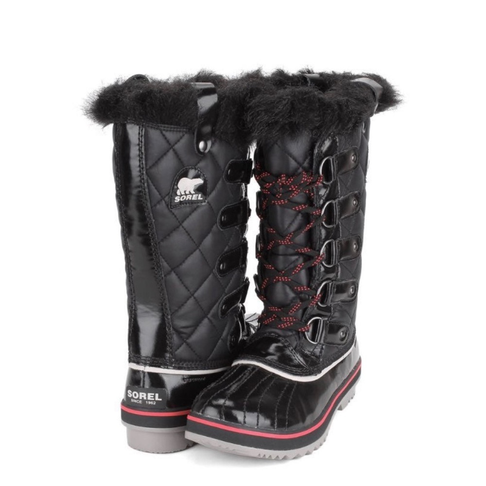 Sorel Tofino Cate Quilted Snow Boots Women’s Size 6 US Waterproof‎ NL2191-010.